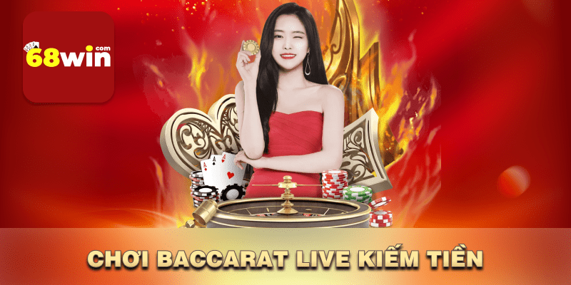 Chơi baccarat live kiếm tiền 68win